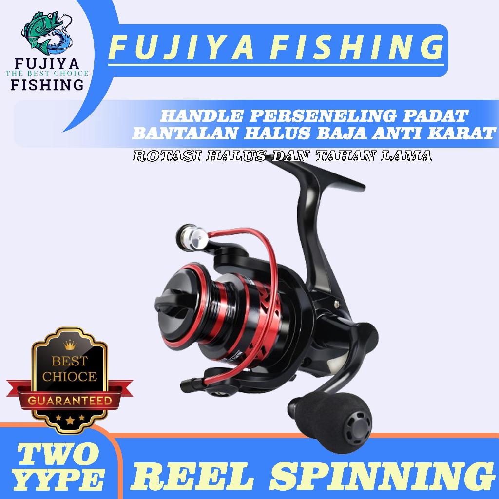 Fujiya Reel Pancing 1 Set Galatama Ukuran 3000 Joran Carbon Carbon Solid Panjang 1.2 M