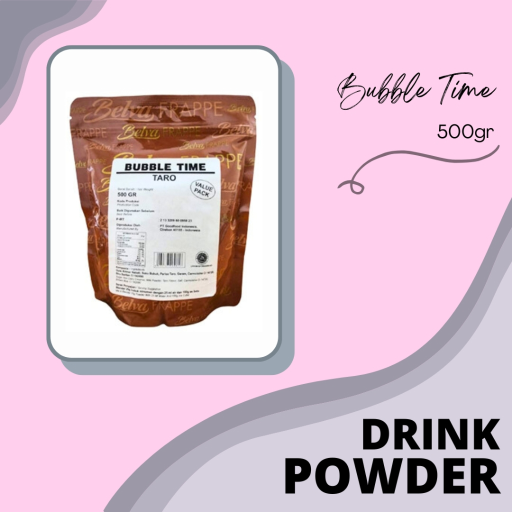 

DRINK POWDER | BUBUK MINUMAN | SERBUK MINUMAN | BUBBLE TIME 500GR