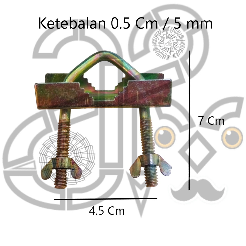 Klem U / Klem Pipa / klem Tiang Antena