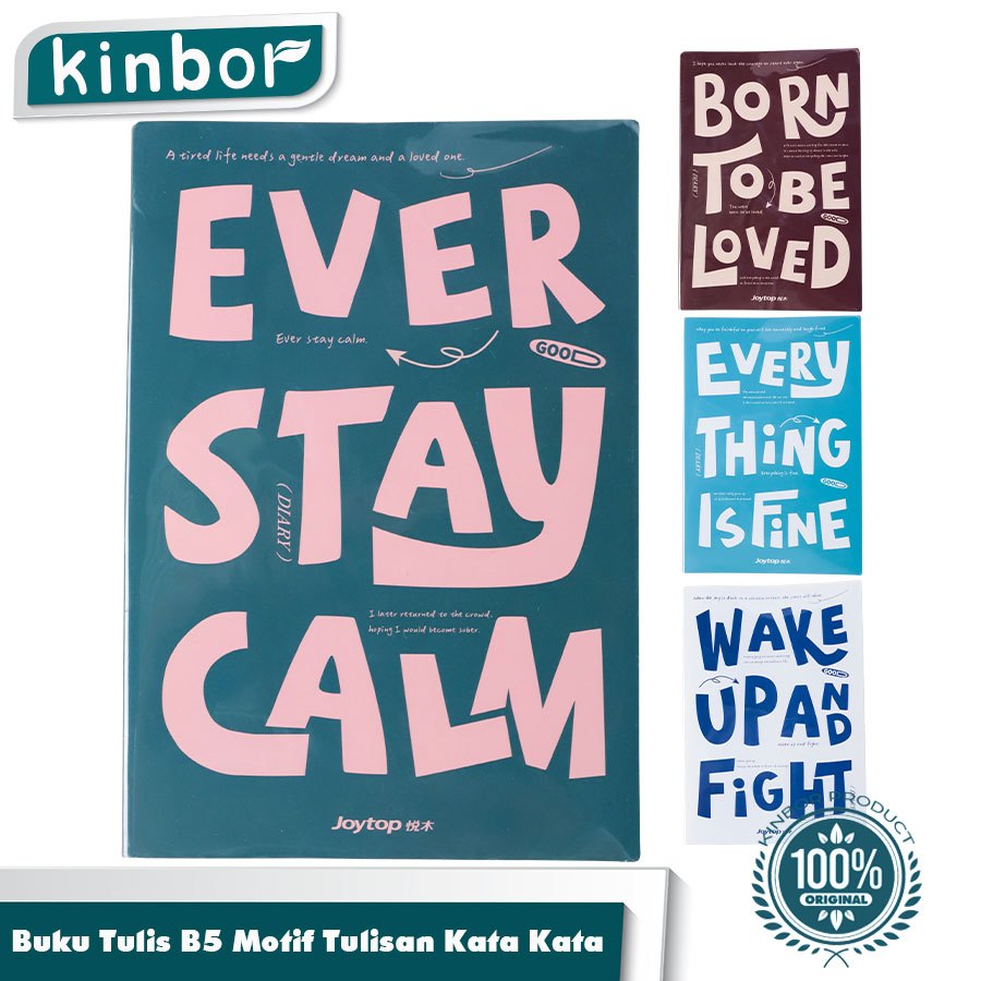 

Buku Tulis Sampul Motif Tulisan / Buku Catatan Berbaris ukuran B5/ Buku Notebook B5 (1Pcs)