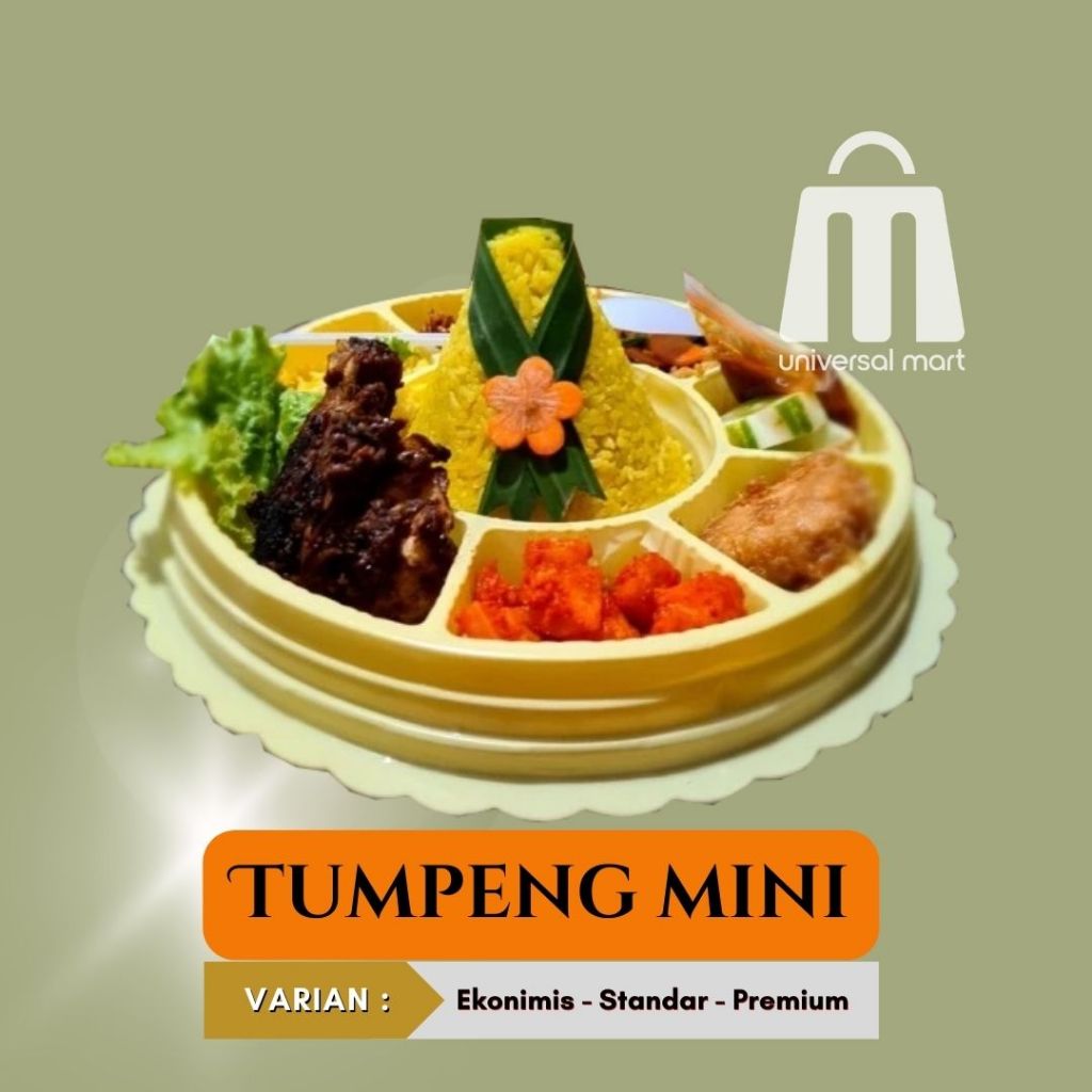 

Tumpeng Mini Sekat Siap Saji Paket Ekonomis