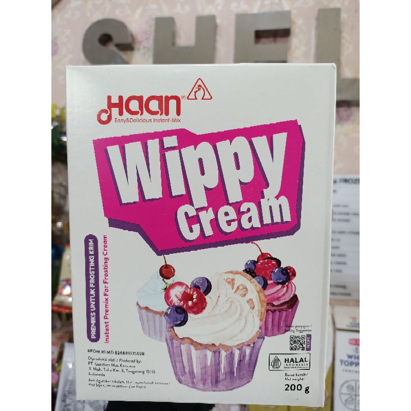 

HAAN WIPPY CREAM KEMASAN 200gr-400gr