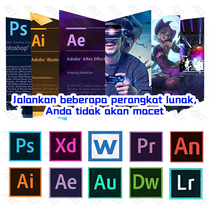 AST Komputer all-in-one PC core i5/i7,pc baru,22''/24'',Ram 8G+512GB SSD,gaming Windows 10+office-3