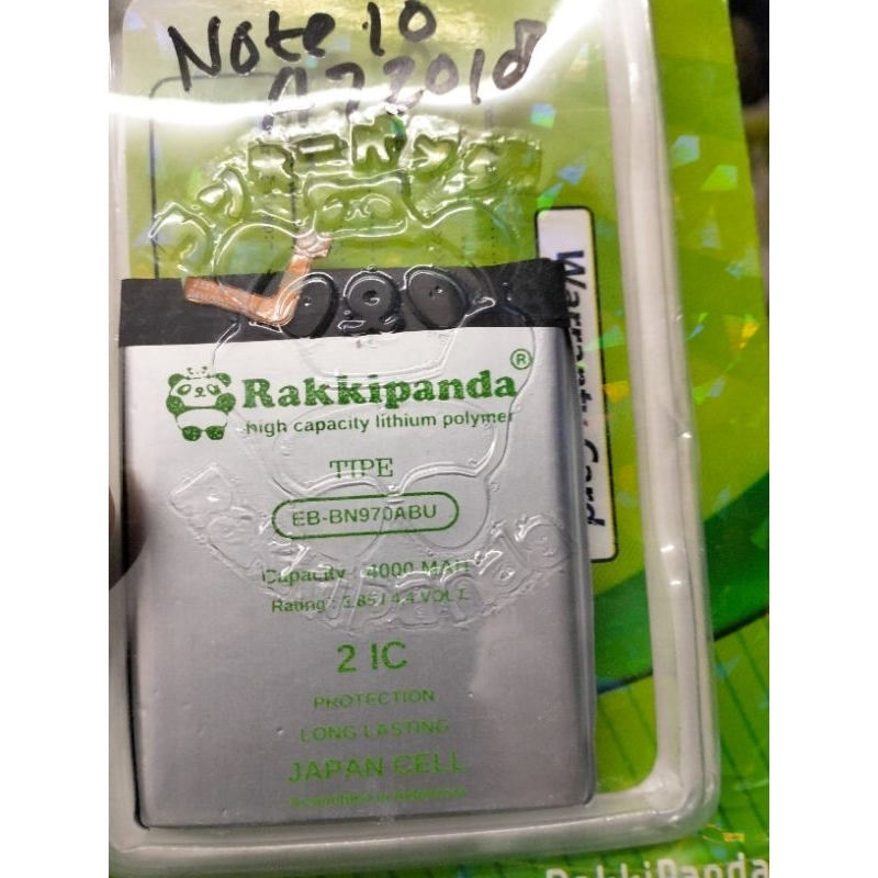 BATRE SAMSUNG A7 2018 SAMSUNG NOTE 10 TIPE EB- BN970ABU DOBLE POWER RAKKIPANDA RAKI PANDA KAPASITAS 
