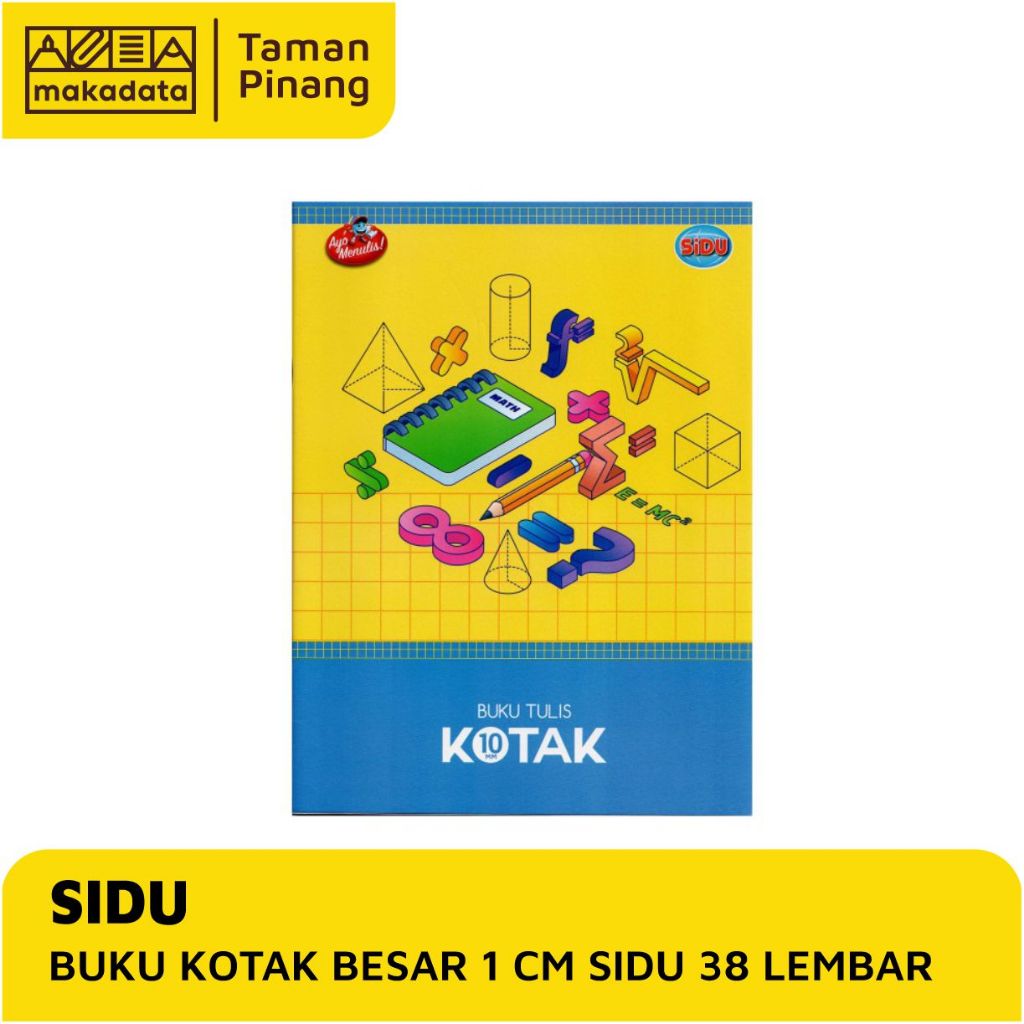 

BUKU TULIS KOTAK 1.0 CM SIDU 38 LEMBAR (1 PACK)
