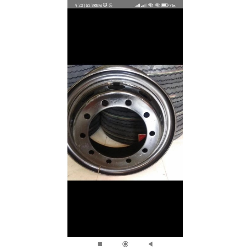 Velg truk Tronton / Trailer Fuso, Hino, Giga R20 (Lobang 10) untuk ban 1000 - 20