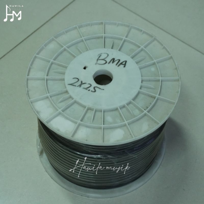 Kabel Speaker Kabel BMA 2x2.5 Kabel Gulungan BMA Cable 1 Roll