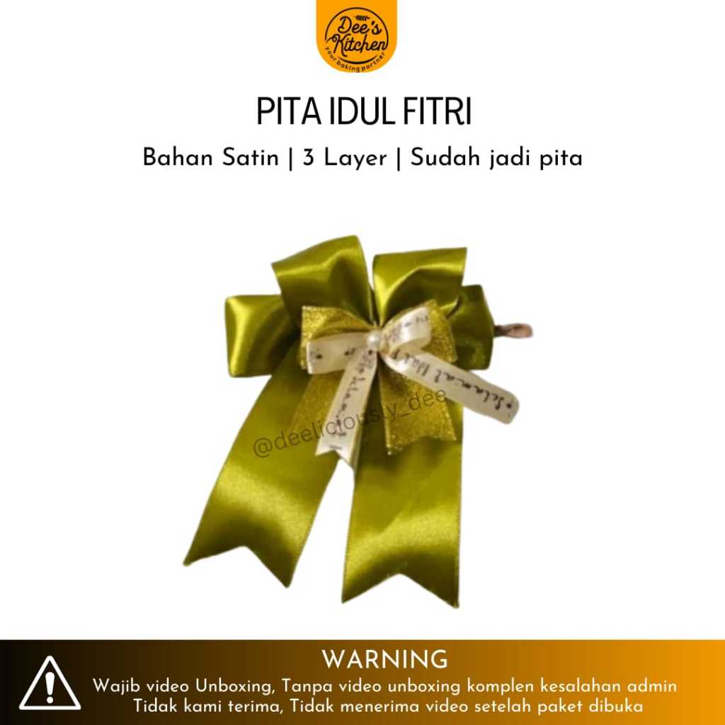 

Pita Idul Fitri/Pita Hampers/Pita Siap Pakai