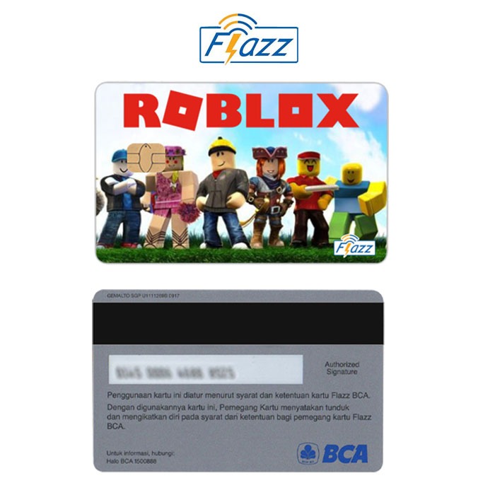 Kartu Roblox E-Money Flazz BCA Gen 2 NFC Custom Card