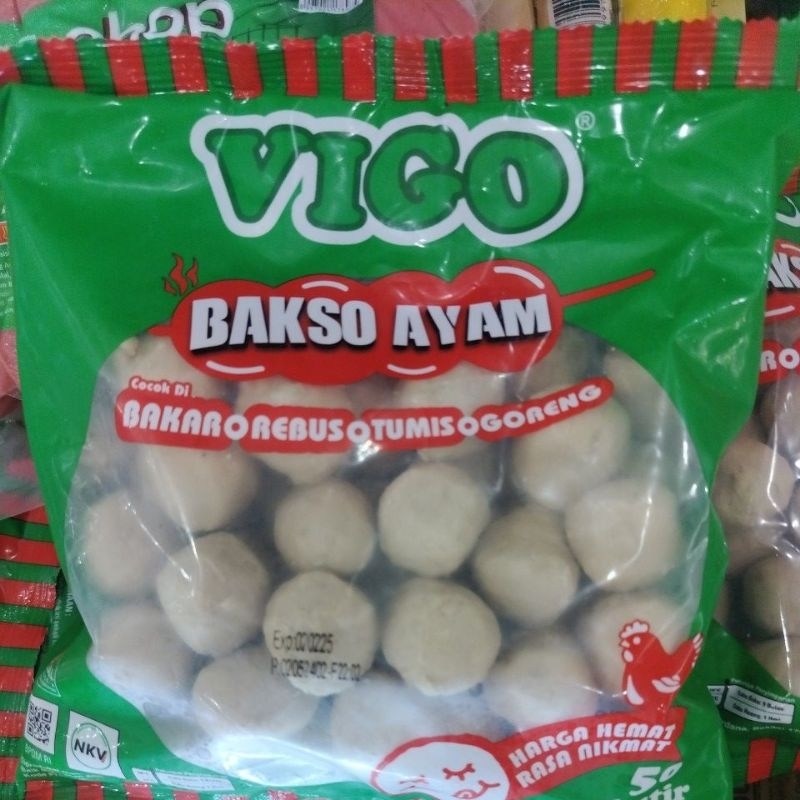 

Bakso Ayam Vigo 500gr isi 50