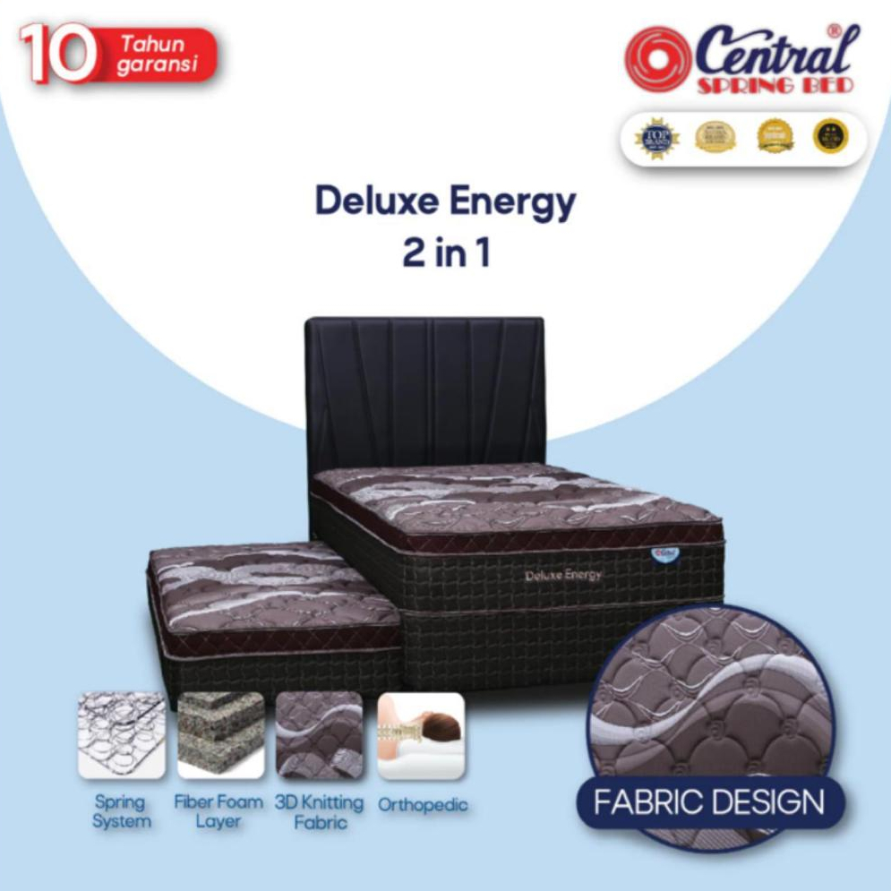 Kasur Springbed Central DELUXE ENERGY PLUSHTOP 2 in 1 - Kasur Anak Central spring bed kasur Sorong