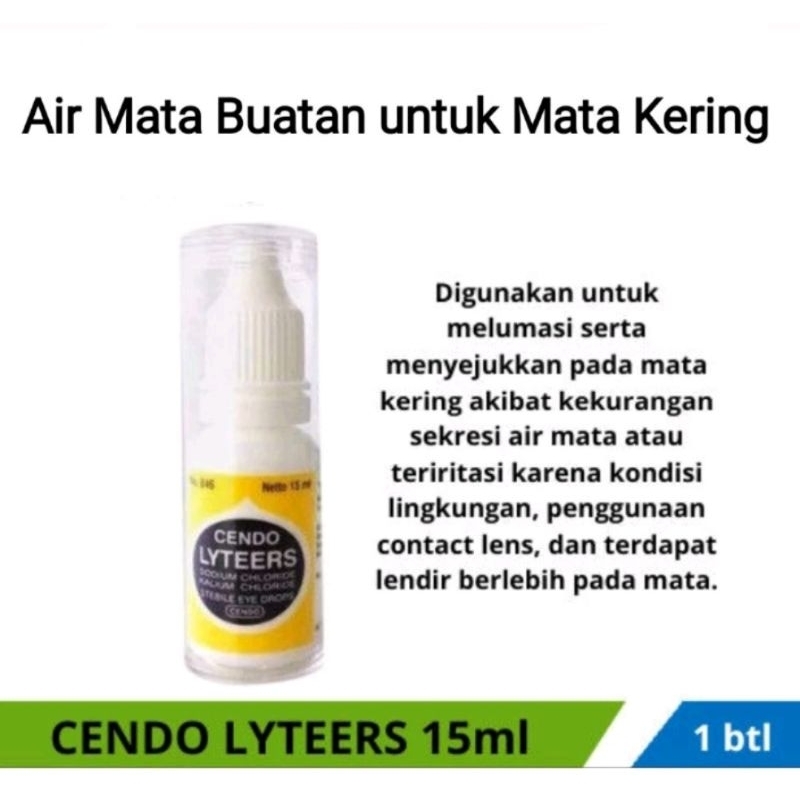 CENDO LYTEERS 15 ML tetes mata kering air mata buatan Lyteers