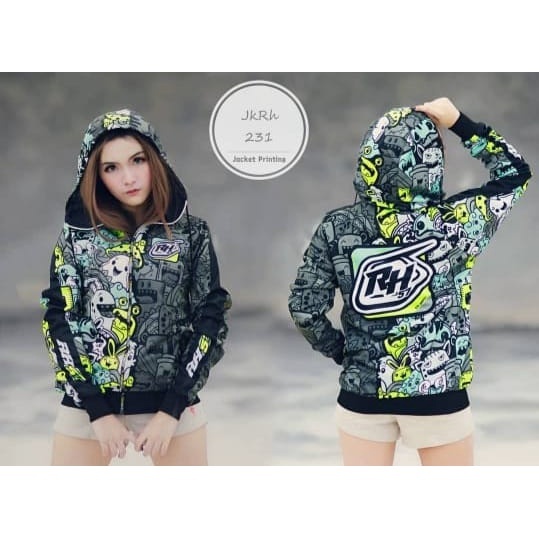 Jaket Balap Racing Hell Jaket Running Rh57