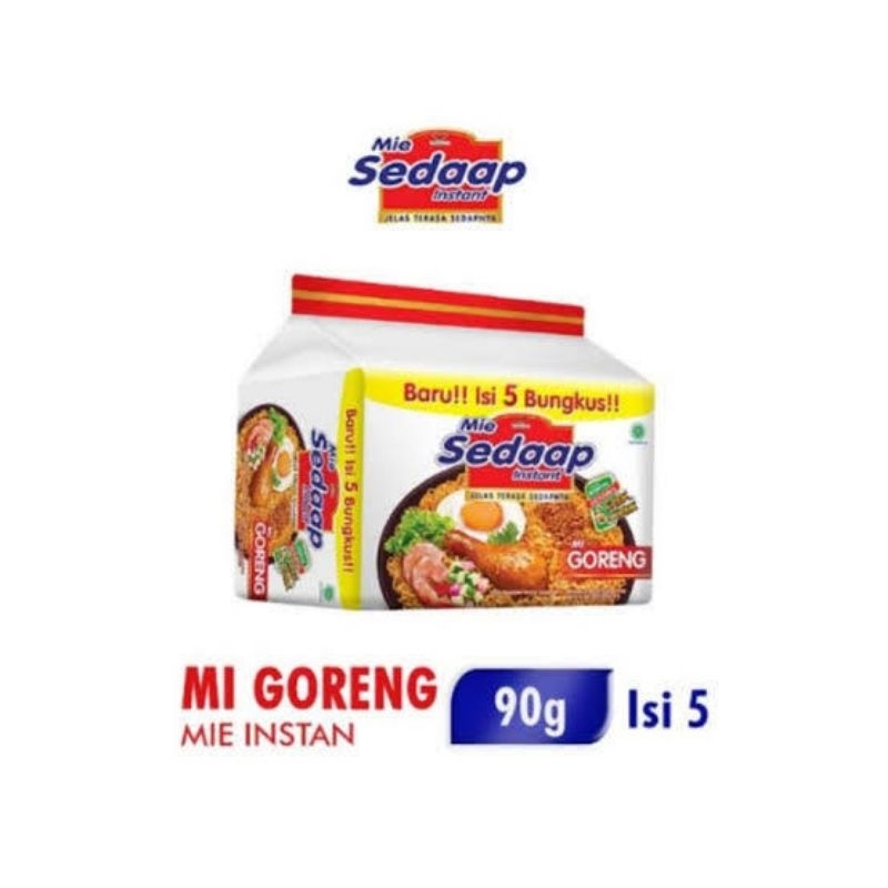 

Mie sedaap goreng isi 5 pcs