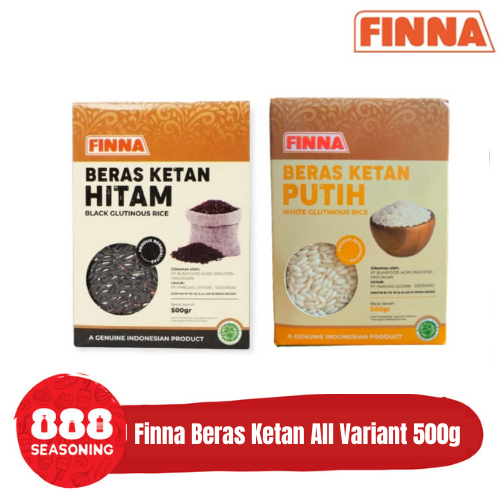 

Finna Beras Ketan Hitam Ketan Putih 500g