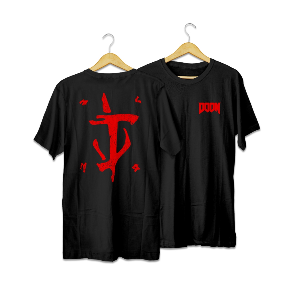 Kaos Tshirt Game Doom Seal of the Slayer