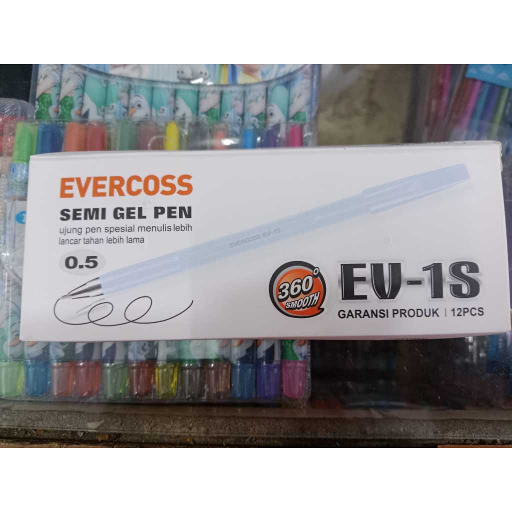 

Pena Semi Gel EVERCOSS / Pena Murah EVERCOSS 1pack - 12pcs