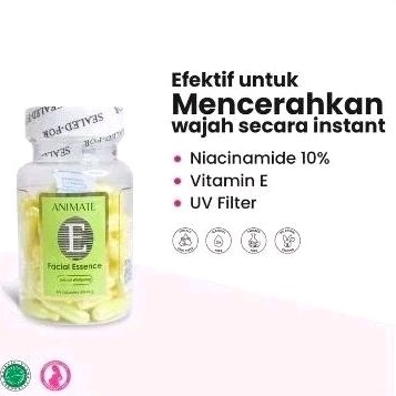 [PROMO] Animate Facial Essense Animate Capsul Original BPOM