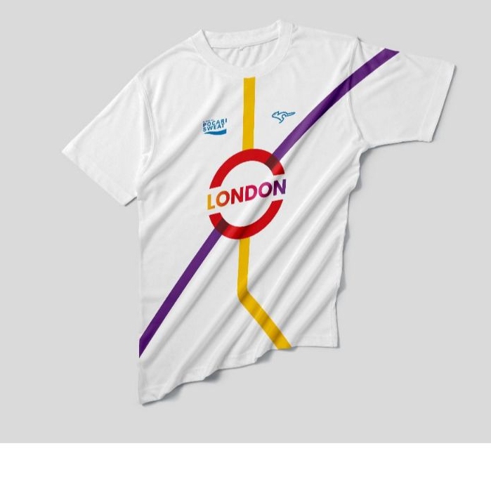 Threshold Running Jersey London Maraton - Pocari Sweat