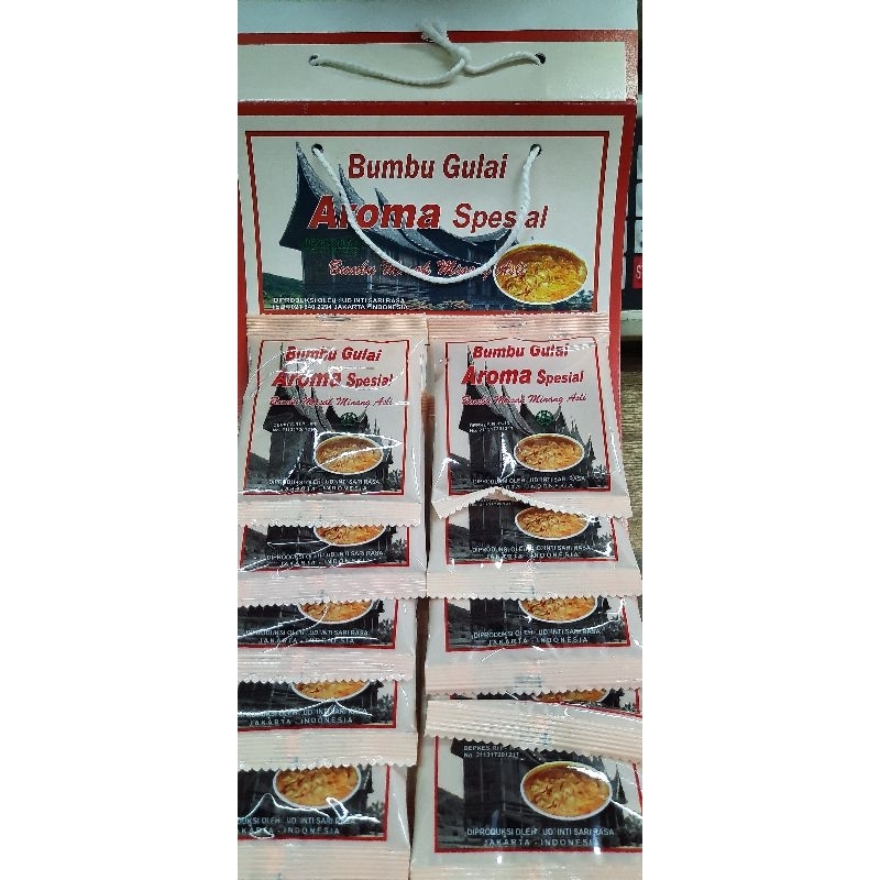 

Bumbu Gulai AROMA Spesial Rencengan isi 20 Sachets