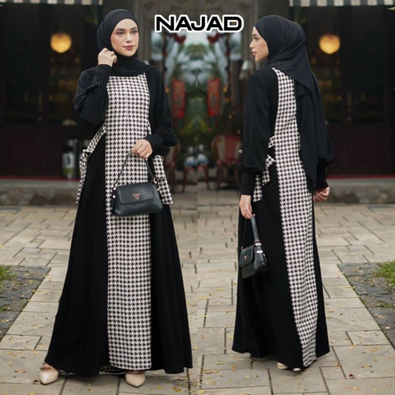 Abaya Hitam Turkey Gamis Maxi Dress Arab Saudi Turki Dubai Najad