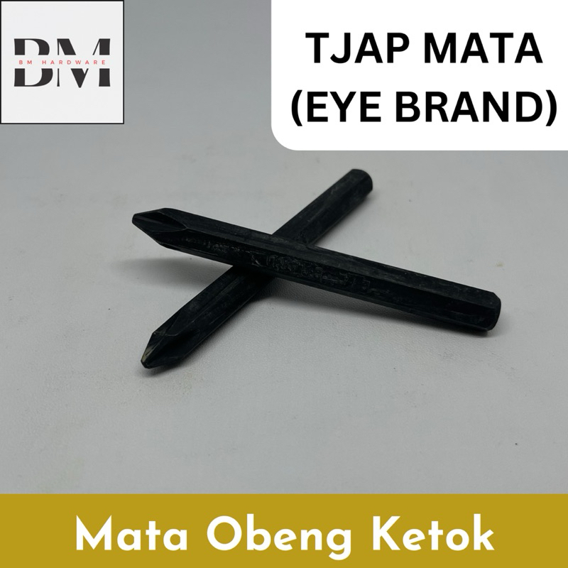 Mata Obeng Ketok TJAP MATA / EYE BRAND 5/16 x 80mm x PH-2 10pcs