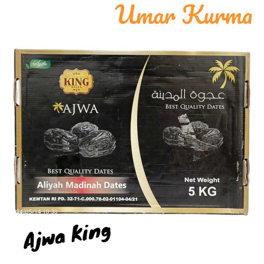 

Kurma Ajwa King berat 5kg