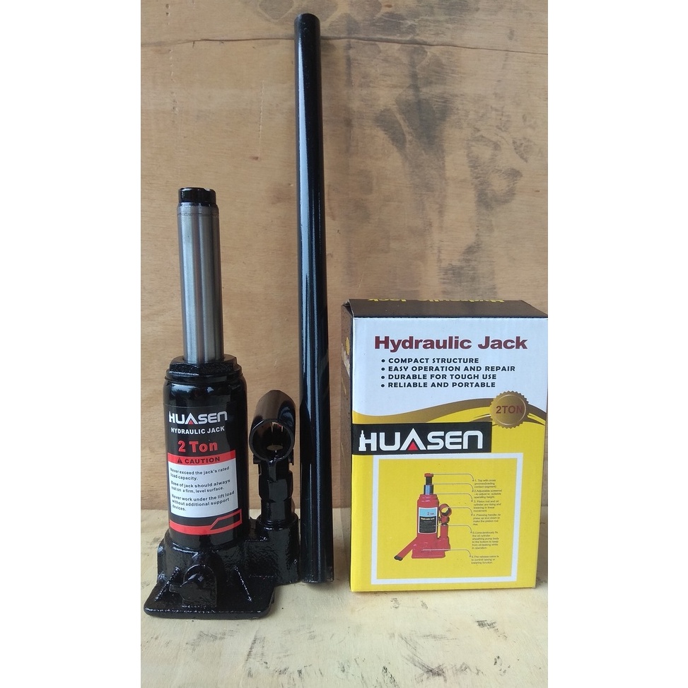 KODE K87Y Dongkrak Hidrolis Botol Kapasitas 2 Ton Cocok Untuk Mobil Pribadi Sedan Keluarga Bergarans