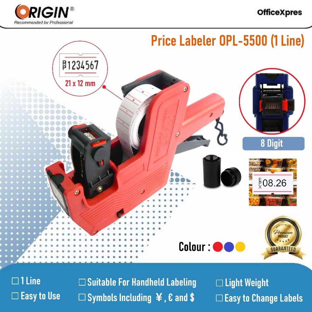 

KODE K86D Mesin Alat Label Harga Price Label Origin Label Harga OPL Origin 55