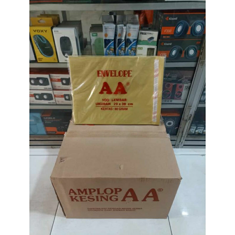 

Amplop AA perekat ukuran 29 x 39 cm