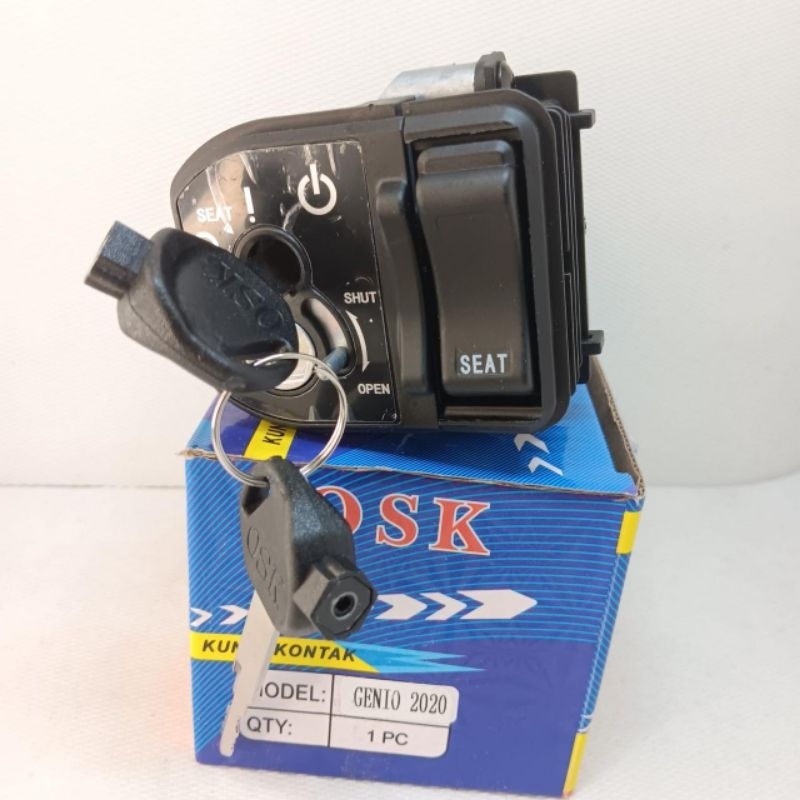 Kunci kontak set genio, beat street, beat deluxe, beat led 2020_2023 kualitas original OSK kunci kon