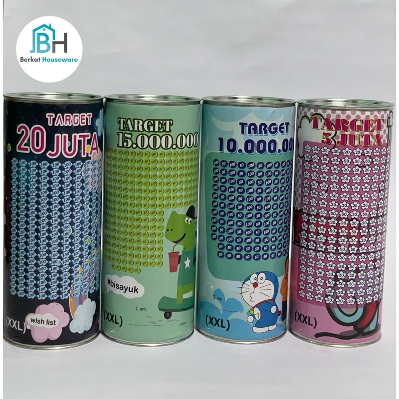 Celengan Karakter /  Celengan Target Jumbo XXL / Celengan Sovenir Jumbo XXL