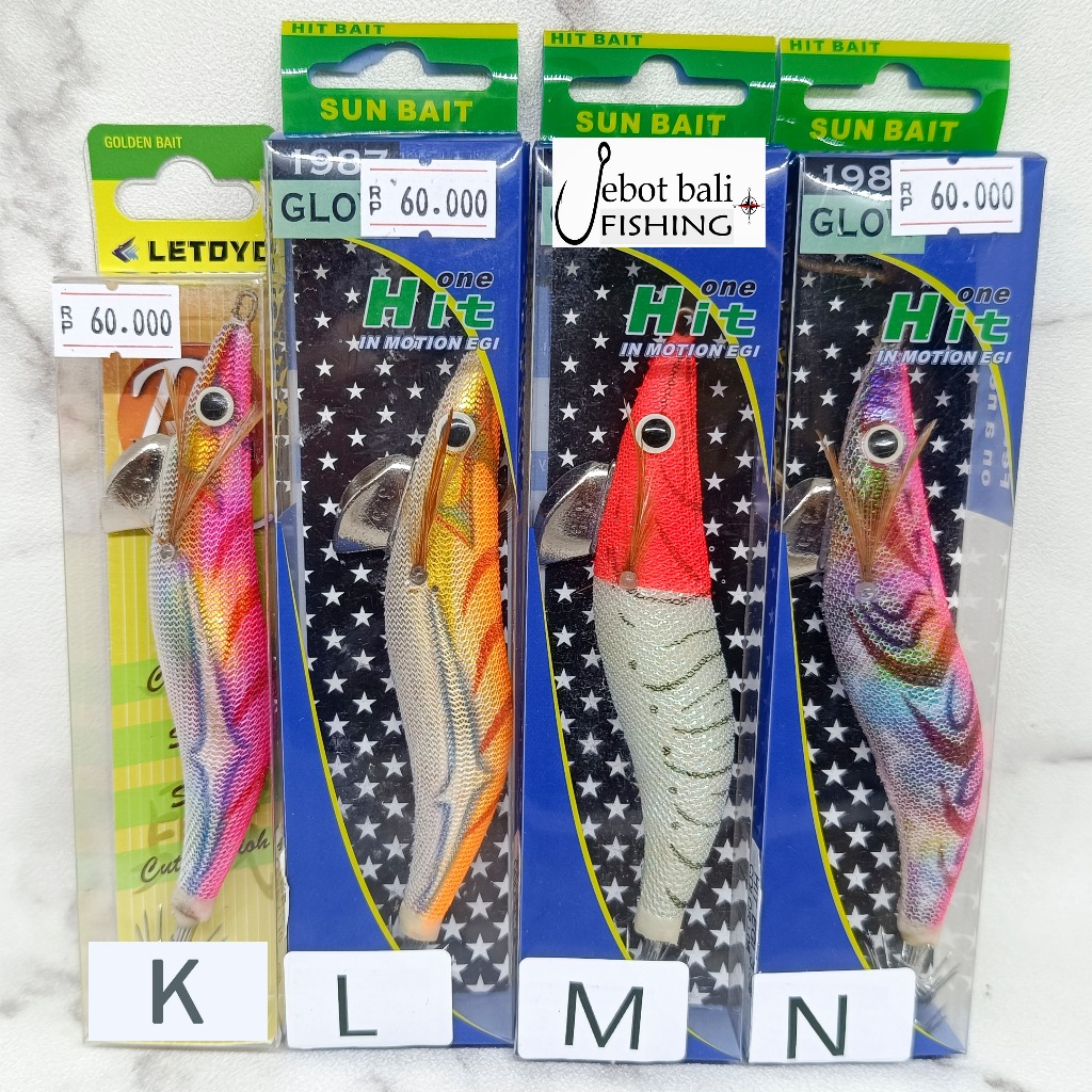 Egi Sun Bait / Letoyo 3.5 - Umpan Pancing Cumi - Squid Jig - Eging - Mancing
