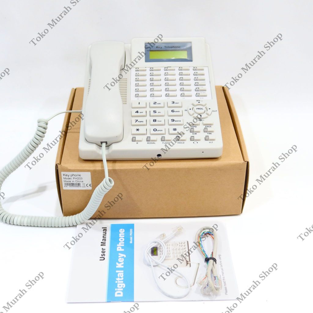 Key Phone PH203 For Excelltel PABX Telepon Kabel PH-203 Key Telepon PABX