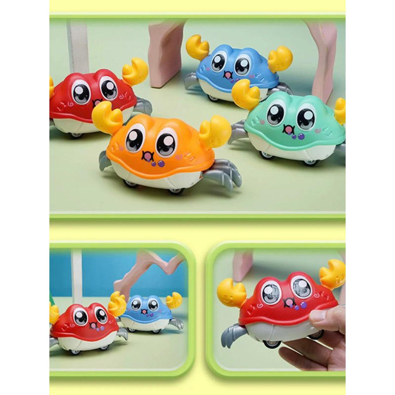 HT - Mainan Anak Crawling Crab - Mainan Kepiting Berjalan - Walking Crab