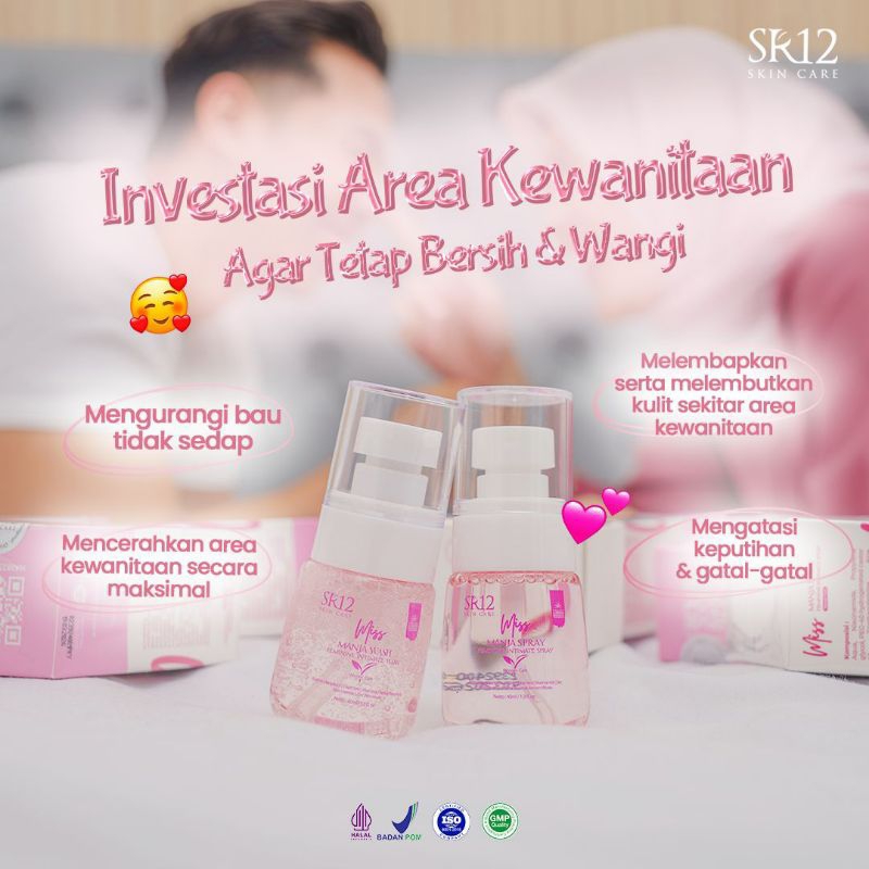 MISS MANJA WASH & MISS MANJA SPRAY SR12 / SABUN MISS V / MERAPATKAN /