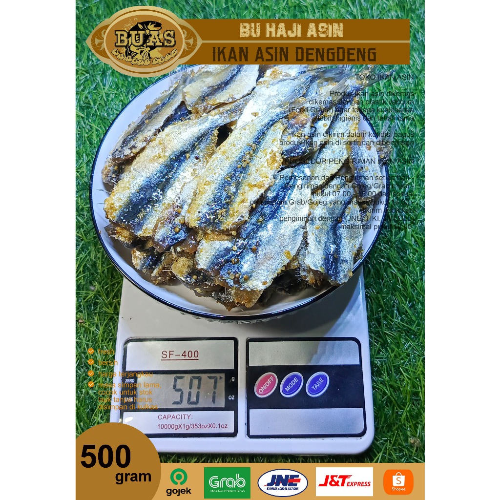 

Ikan Asin Bandung Dengdeng 500 Gram BUAS | Ikan Asin Bandung | Ikan Asin Kere | Asin Buas