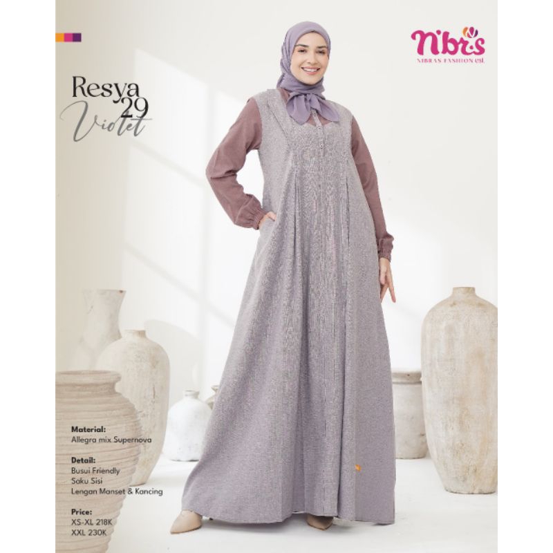 Resya 29 Gamis Terbaru Nibras Original Murah