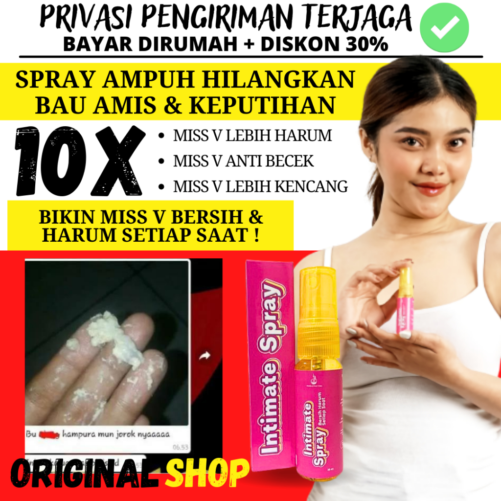 PENGHILANG BAU MISS V OBAT KEPUTIHAN INTIMATE SPRAY PEWANGI MIS V BY RACIKAN PUTRI MALU PERAPAT MISS