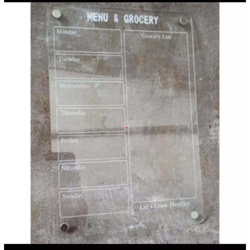 

Papan Menu Akrilik Papan Akrilik Menu Kulkas Papan Kulkas Akrilik Papan Menu Kulkas