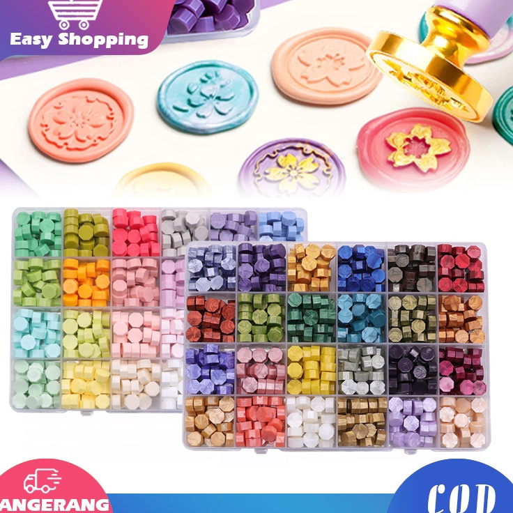 

Spesial Diskon Sealing Wax Set 24 Warna Wax Seal Beads Lilin Stempel Wax Diy Stamp Seal Wax Lilin Segel