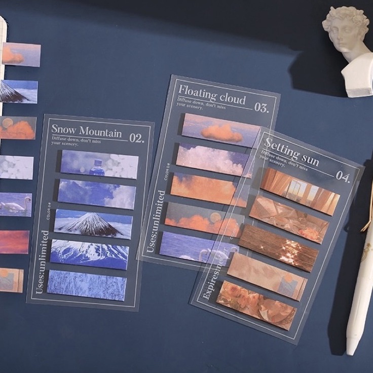 

Paket Hemat Annotate Sticky Memo Kertas Note Paper 1 Lembar Scenery Aesthetic