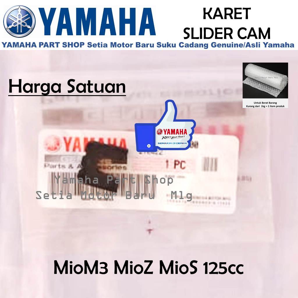Karet Slider Cam MioM3 Mio M3 MioZ MioS Original Asli Yamaha Cabang Setia Motor Baru Surabaya