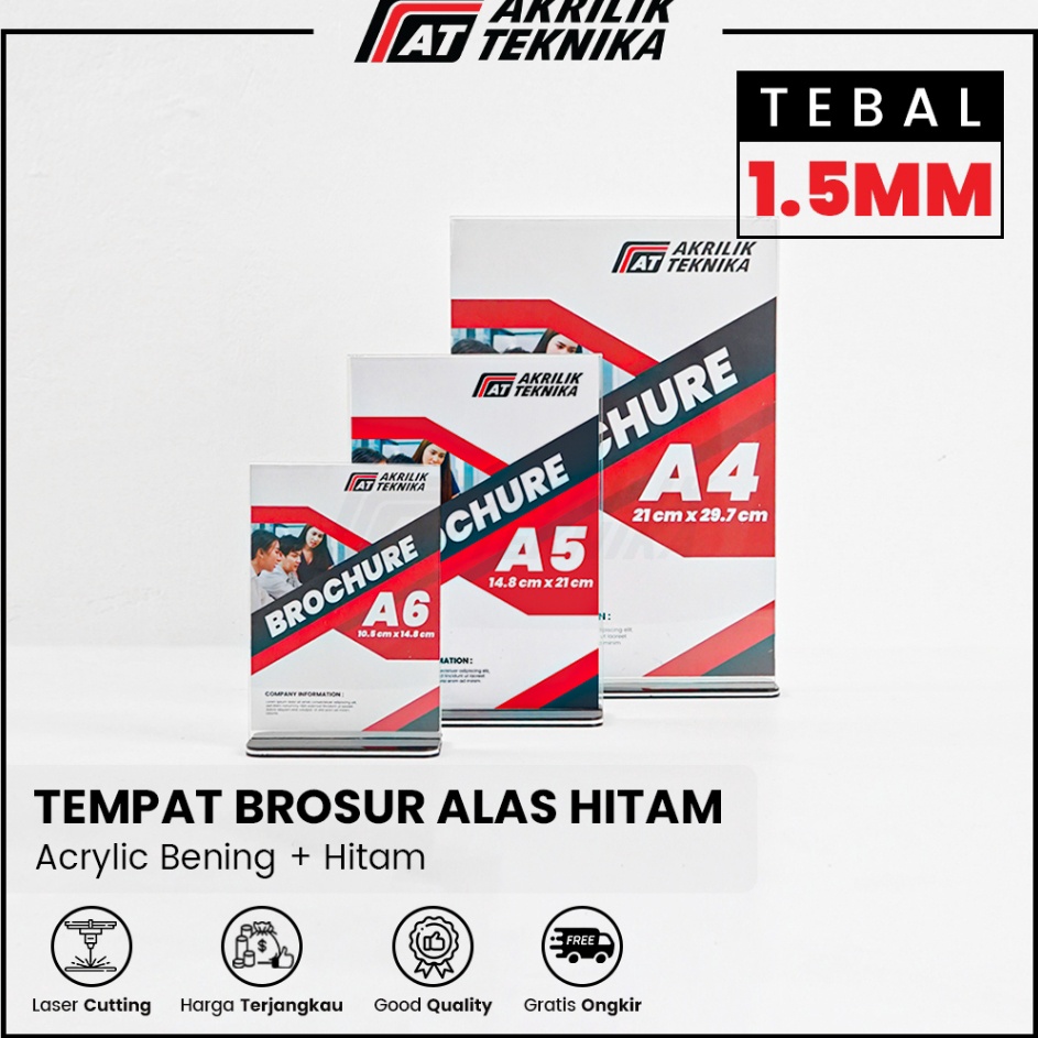 

Buy Now Tempat Brosur Akrilik Tent Card Holder Qris Barcode Nomor Menu Meja Kaki Hitam Ukuran A4 A5 A6