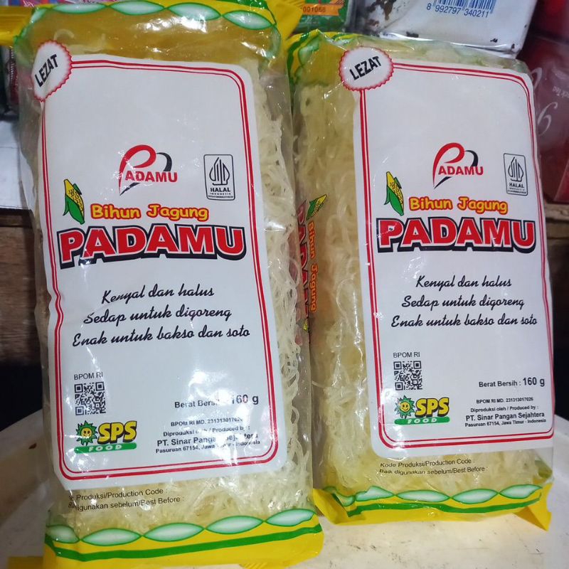 

BIHUN JAGUNG PADAMU ISI 2 160 GRAM