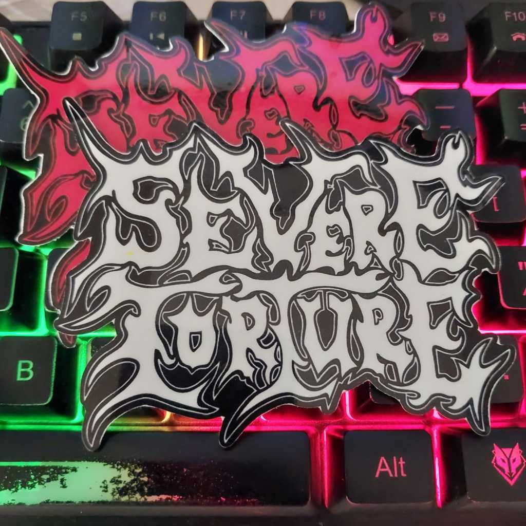 

Stiker SEVERE TORTURE - Sticker Logo Band Death Metal