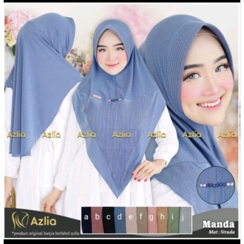 hijab instan ORI AZLIA MANDA