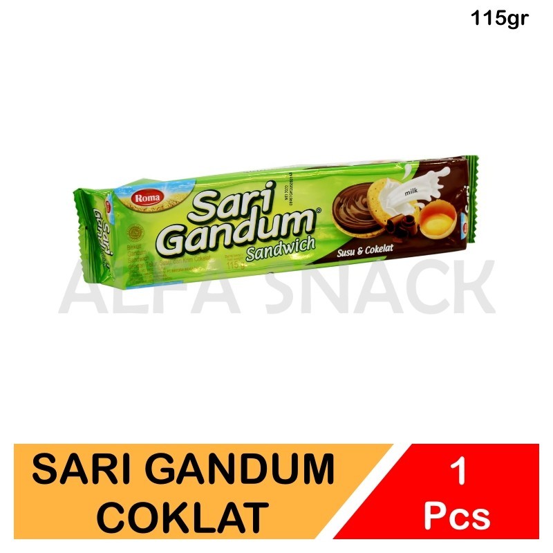 

Biskuit Roma Sari Gandum Sandwich Coklat Kacang