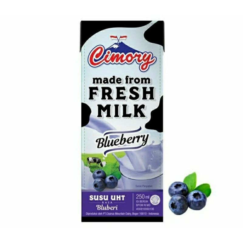 

Susu Freshmilk Cimory UHT Blueberry 250 BISA REGULER/ KARGO