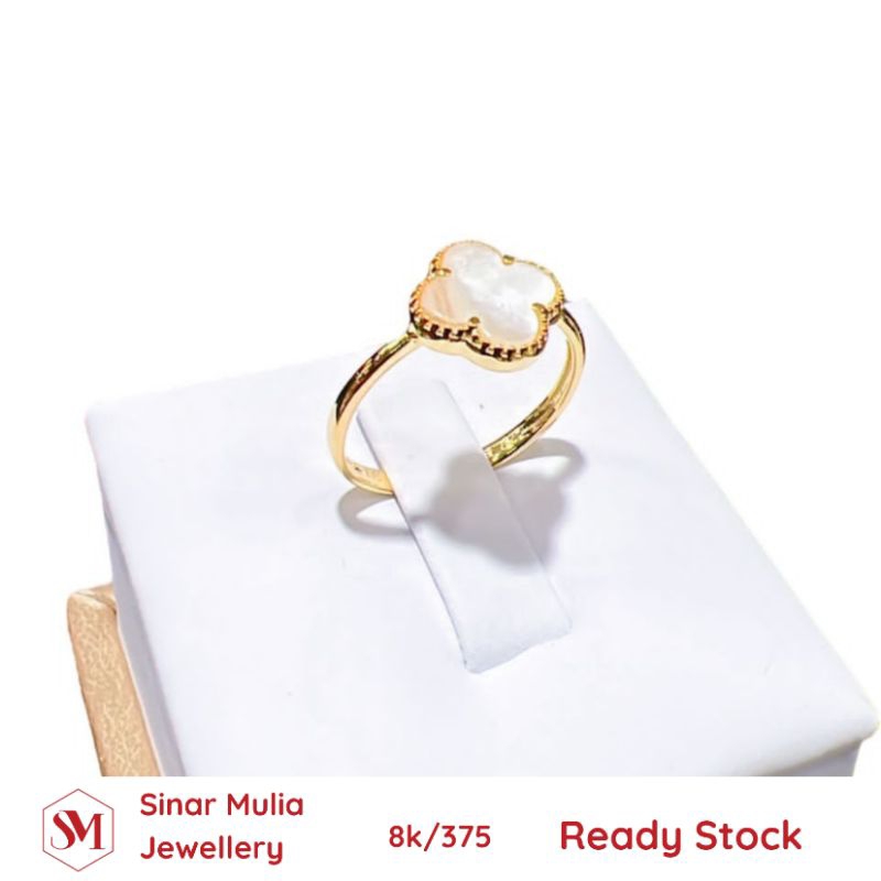 Cincin vancleef putih